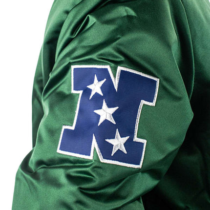 Mitchell & Ness Green Bay Packers NFL Heavyweight Satin Jacke OJBF3413-GBPYYPPPDKGN-