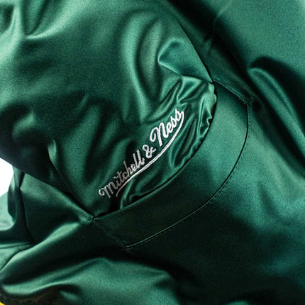 Mitchell & Ness Green Bay Packers NFL Heavyweight Satin Jacke OJBF3413-GBPYYPPPDKGN-