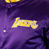 Mitchell & Ness Los Angeles Lakers NBA Heavyweight Satin Jacke OJBF3413-LALYYPPPPURP-