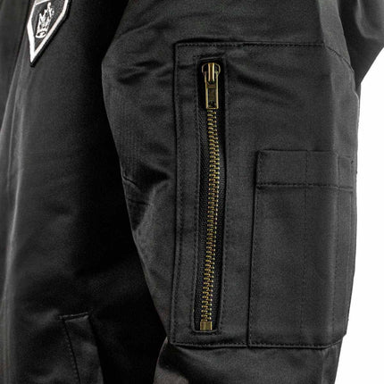 Mitchell & Ness Los Angeles Kings NHL Lightweight Satin Bomber Jacke SJKT7154-LAKYYPPPBLCK-