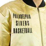 Mitchell & Ness Philadelphia 76ers NBA Team OG 2.0 Lightweight Satin Jacke OJZP7094-P76YYPPPGOLD-