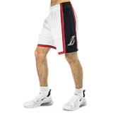 Mitchell & Ness Los Angeles Lakers NBA 2009 Cracked Cement Swingman Short PFSW5935-LAL09PPPWHIT - weiss
