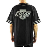 Mitchell & Ness Los Angeles Kings NHL Fashion Cotton Button Front Trikot TBTF6700-LAKYYPPPBLCK-