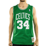 Mitchell & Ness Boston Celtics NBA Paul Pierce #34 2007-08 Swingman Road Jersey Trikot SMJYGS18144-BCEKYGN07PPI - grün-weiss