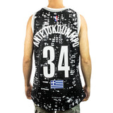 Mitchell & Ness All Star 2015 Giannis Anteokounmpo # 34NBA Swingman Jersey Trikot JY8728-ASGBKWH-