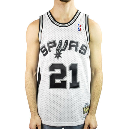 Mitchell & Ness San Antonio Spurs NBA Tim Duncan #21 1998-99 Swingman 2.0 Jersey Trikot SMJYCP19247-SASWHIT98TDU-