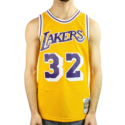 Mitchell & Ness Los Angeles Lakers NBA Magic Johnson #32 Swingman Jersey 2.0 Trikot SMJYGS18175-LALLTGD84EJH-