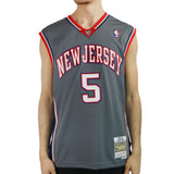 Mitchell & Ness New Orleans Nets  NBA Jason Kidd 2004 Alternate Jersey Trikot SMJY5673-NJN04JKIGREY - grau-weiss-rot