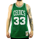 Mitchell & Ness Boston Celtics NBA Larry Bird #33 1985-86 Swingman Jersey Trikot SMJYGS18142-BCEKYGN85LBI - grün-weiss
