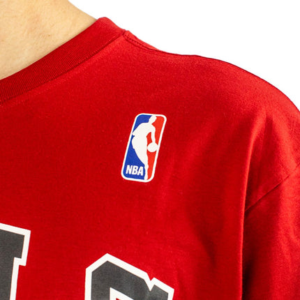 Mitchell & Ness Chicago Bulls Dennis Rodman NBA Name and Number T-Shirt BMTRINTL1074-CBUDRRED1-