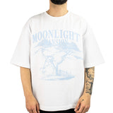Moonlight Mansion Tree T-Shirt T-W - weiss-hellblau