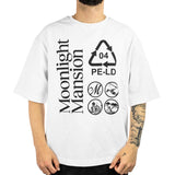 Moonlight Mansion PET T-Shirt ML-20 - weiss-schwarz