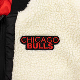 NBA Chicago Bulls NBA Reversible Varsity Jacke EK2B7BB93-BUL - rot-schwarz-beige