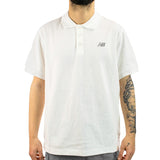 New Balance Polo MT41503-WT - weiss