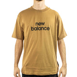 New Balance Sport Essentials Linear T-Shirt MT41582-LIN - beige-schwarz