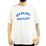 New Balance Sportswear Greatest Hits Ringer T-Shirt MT41514-SST - weiss-blau