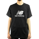 New Balance Sport Essentials Logo T-Shirt MT41502-BK - schwarz-weiss