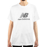 New Balance Sport Essentials Logo T-Shirt MT41502-WT - weiss-grau