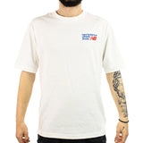 New Balance Athletics Premium Logo Relaxed T-Shirt MT41908-SST - creme