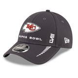 New Era Kansas City Chiefs NFL Super Bowl Sideline 940 Cap 60573036 - dunkelgrau
