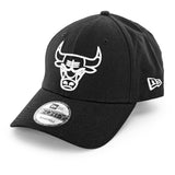 New Era Chicago Bulls NBA Essential Outline Cap 12292586 - schwarz-weiss