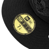 New Era Las Vegas Raiders NFL Black on Black Essential 59Fifty Fitted Cap 60471479-