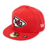 New Era Kansas City Chiefs NFL OTC 59Fifty Fitted Cap 60565500 - rot-weiss