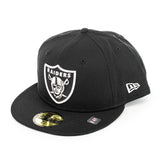 New Era Las Vegas Raiders NFL OTC 59Fifty Fitted Cap 60565501 - schwarz-weiss-silber