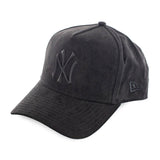 New Era New York Yankees MLB Faux Suede E-Frame Cap 60580814 - schwarz-schwarz