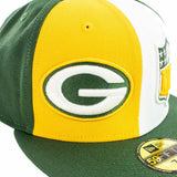 New Era Green Bay Packers NFL Sideline 59Fifty Fitted OTC Cap 60406843-