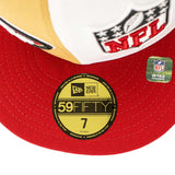 New Era San Francisco 49ers NFL Sideline 59Fifty Fitted OTC Cap 60406849-