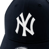 New Era New York Yankees MLB League Basic 940 Cap 10531939 - dunkelblau-weiss