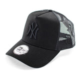 New Era New York Yankees MLB Clean A-Frame Trucker Cap 11579474 - schwarz-schwarz