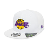 New Era Los Angeles Lakers Repreve 9Fifty Cap 60435184 - weiss-gelb-lila