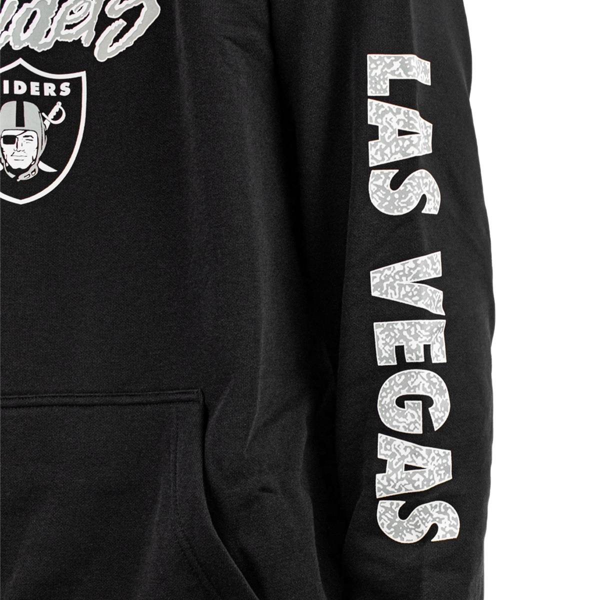 New Era NFL Team Logo Crew Sweatshirt Las Vegas Raiders schwarz