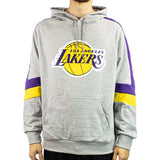 New Era Los Angeles Lakers NBA Colour Block Oversize Hoodie 60564801 - hellgrau meliert-lila-gelb