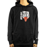 New Era Chicago Bulls NBA Newspaper Graphic Hoodie 60564814 - schwarz-weiss-rot