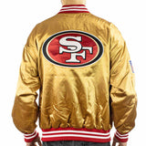 New Era San Francisco 49ers NFL Satin Bomber Jacke 60580609-