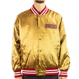 New Era San Francisco 49ers NFL Satin Bomber Jacke 60580609 - gold-rot