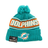 New Era Miami Dolphins NFL Sideline Sportknit OTC Beanie Winter Mütze 60549513-