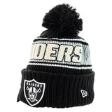 New Era Las Vegas Raiders NFL Sideline Sportknit OTC Beanie Winter Mütze 60549516 - schwarz-grau-weiss