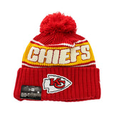 New Era Kansas City Chiefs NFL Sideline Sportknit OTC Beanie Winter Mütze 60549517-