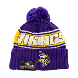 New Era Minnesota Vikings NFL Sideline Sportknit OTC Beanie Winter Mütze 60549537-