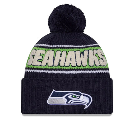 New Era Seattle Seahawks NFL Sideline Sportknit OTC Beanie Winter Mütze 60549524-