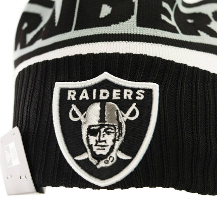 New Era Las Vegas Raiders NFL Sideline Techknit OTC Beanie Winter Mütze 60407311-
