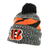 New Era Cincinnati Bengals NFL Sideline Sportknit OTC Beanie Winter Mütze 60407573 - orange-grau-schwarz