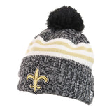New Era New Orleans Saints NFL Sideline Sportknit OTC Beanie Winter Mütze 60407585 - gold-grau