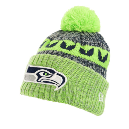 New Era Seattle Seahawks NFL Sideline Sportknit CW Beanie Winter Mütze 60407679-
