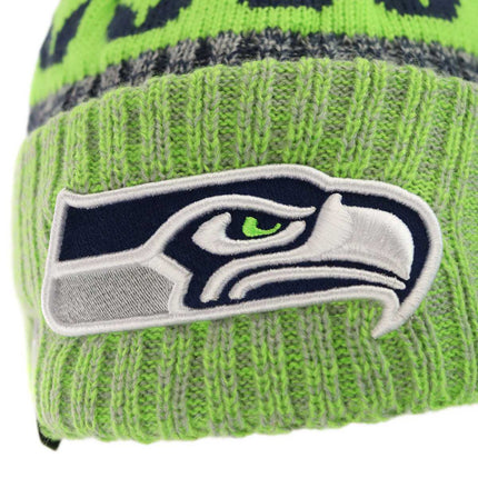 New Era Seattle Seahawks NFL Sideline Sportknit CW Beanie Winter Mütze 60407679-