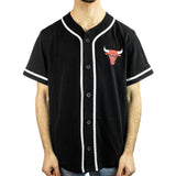 New Era Chicago Bulls NBA Baseball Jersey Trikot 60357087 - schwarz-rot